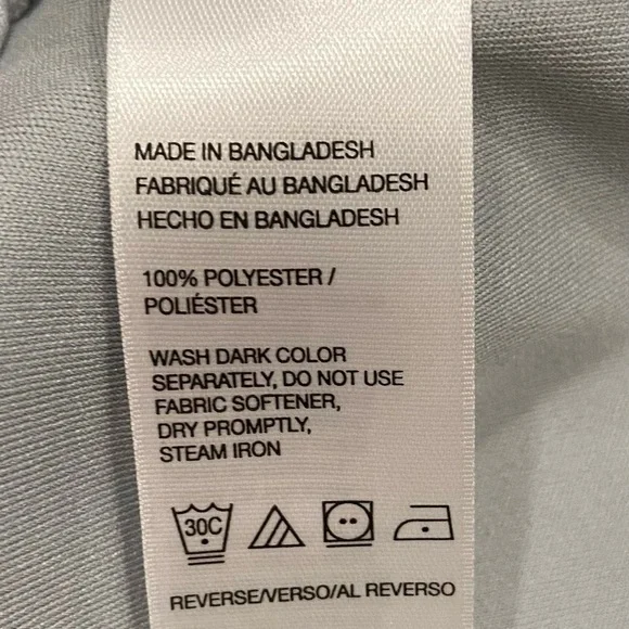 Izod 18” Golf Skort in Light Gray 16 - Picture 7 of 7